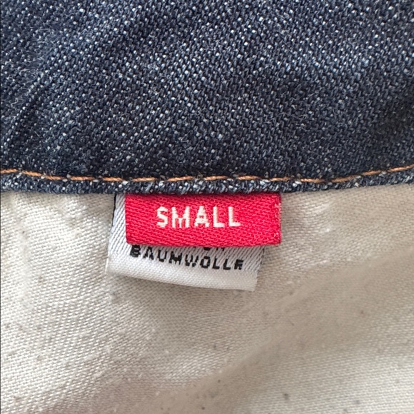 Miss Sixty Blue Denim Skirt with Red Accents - Picture 7 of 7